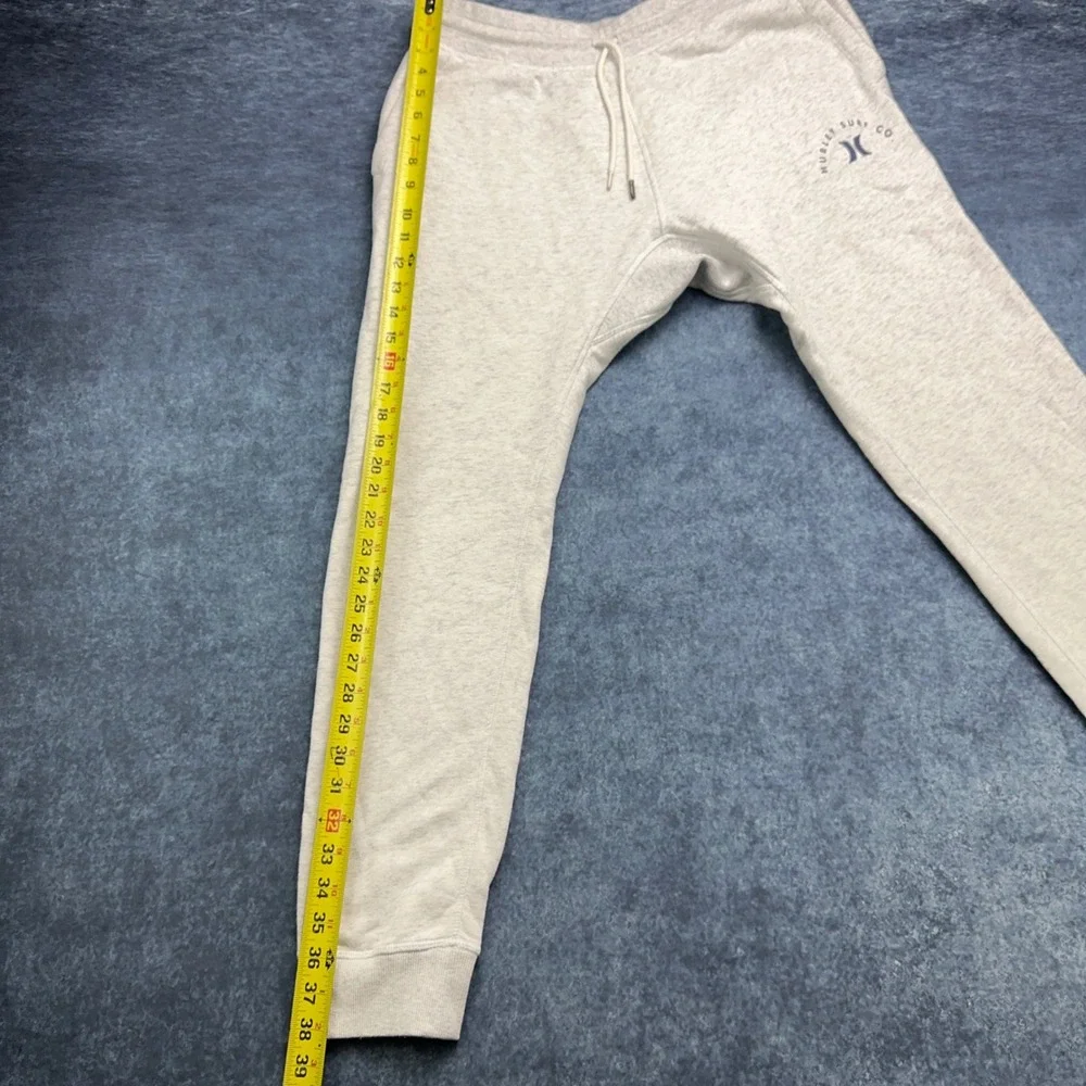 Hurley Coastal Dunes Fleece Jogger Mens Medium Light Grey HMS22-04112 Sweatpants
